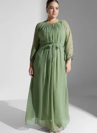 Embellished Sleeve A-Line