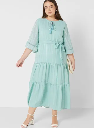 Tiered A-Line Dress