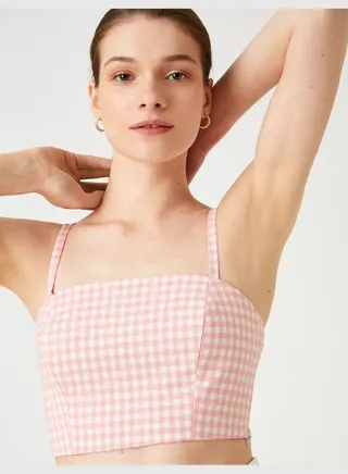 Crop Tank Top Thin Strappy
