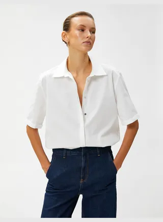 Short Sleeve Cotton Shirt