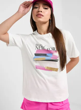 Foil Detail Graphic T-Shirt