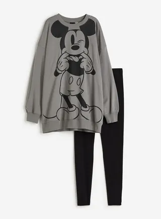 Printed High Waist Pants