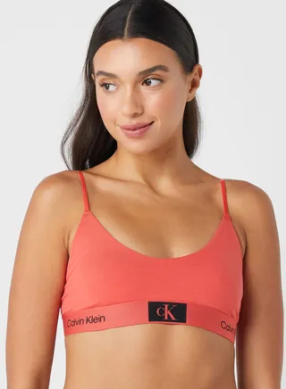 Logo Band Bikini Top