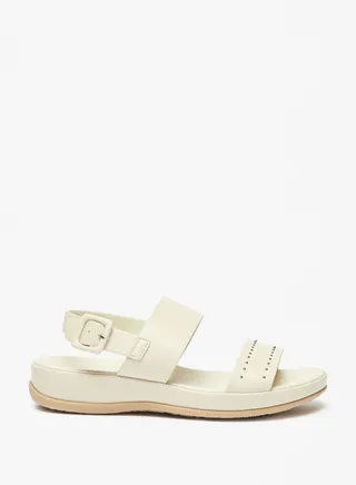 Multi Strap Low Heel Sandals