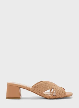 Double Strap Heel Sandals