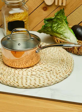 Minerva Copper 16Cm Saucepan