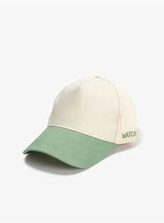 Slogan Embroidered Cap Hat