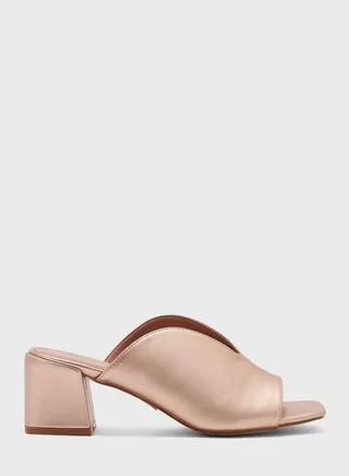 Single Strap Mid Heel Sandals