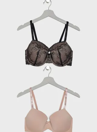 2 Pack Chloe Lace T-shirt bra