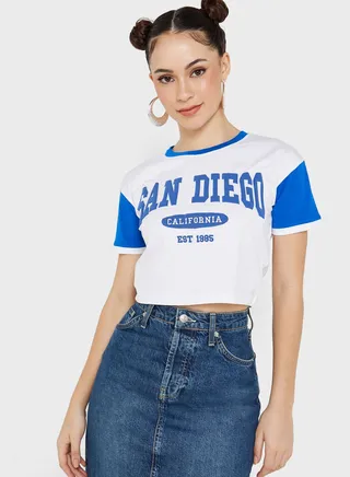 Graphic Ringer T-Shirt