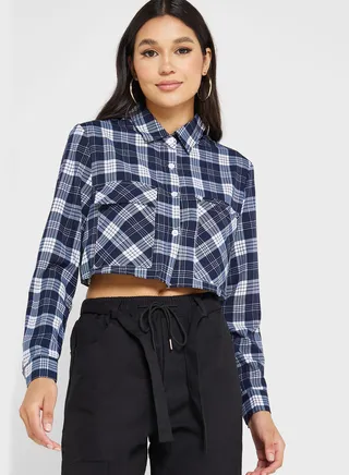 Check Short Jacket