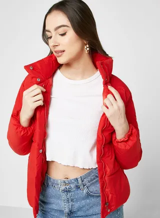 Classic Long Length Padded Jacket