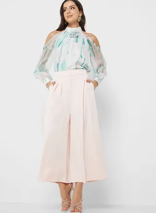 Tiered High Waist Pants