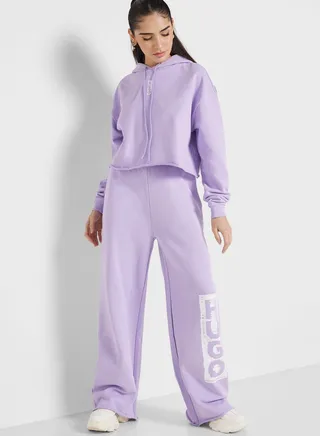 Logo High Waist Sweatpants