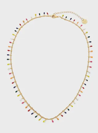 Koko Rainbow Tube Necklace