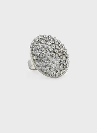 Rhinestone Statement Ring