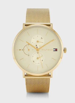 Jenna Steel Strap Analog Watch