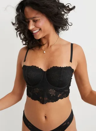 Lace Printed Unlined Bra