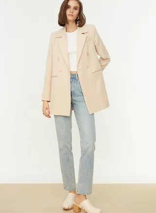 Button Blazer Jacket
