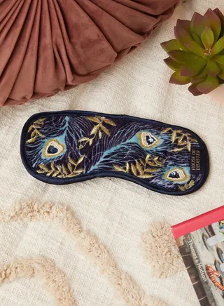 Luxe Peacock Eye Mask