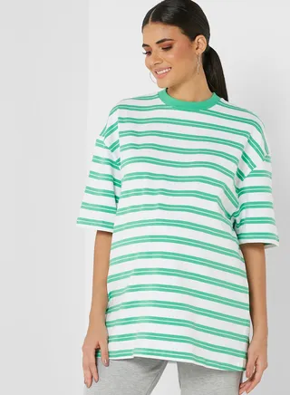 Striped Oversized T-Shirts