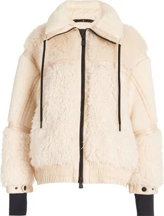 Women's Yvoire Faux-Shearling Bomber Jacket