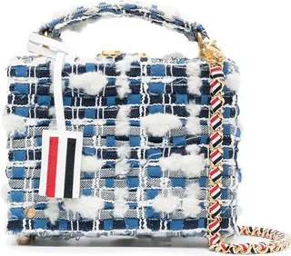 Tweed-Check Mini Bag