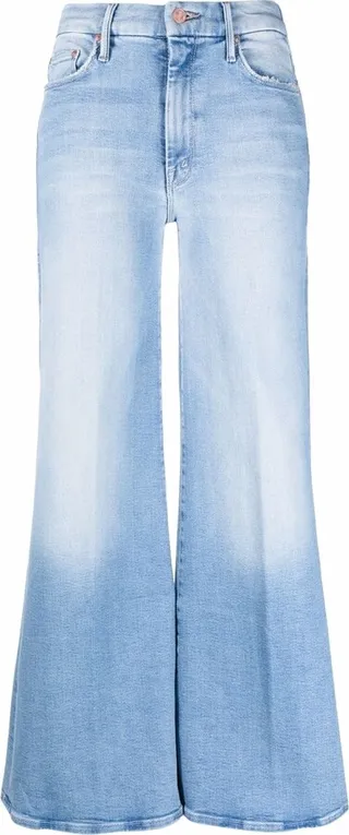 Roller wide-leg jeans