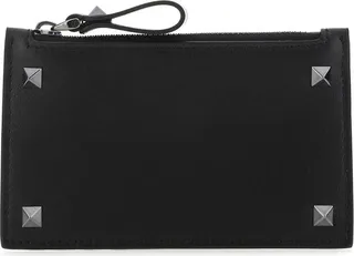 Valentino Garavani Rockstud Zip-Up Cardholder
