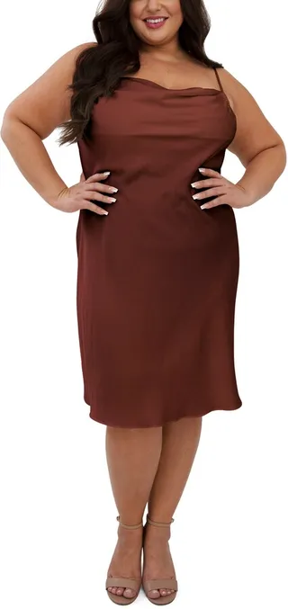 Cowl Neck Slipdress