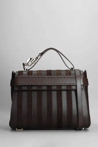 Nacha Hand Bag In Brown Leather