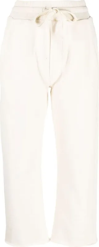 Cropped Cotton Pants