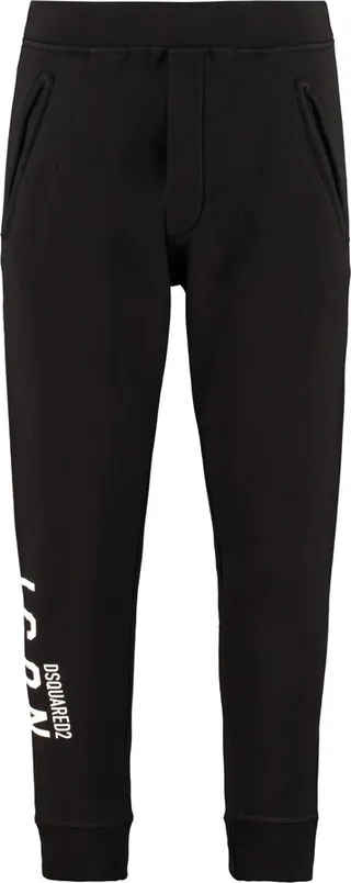 Logo Detail Cotton Track-pants