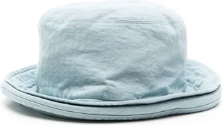 Double-Brim Cotton Bucket Hat