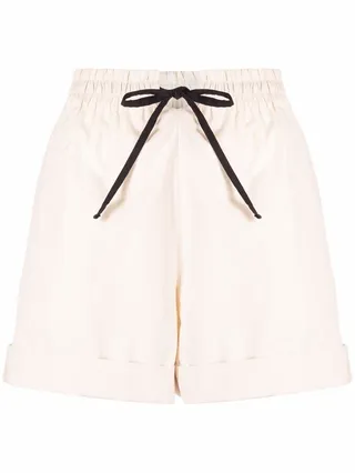 Drawstring-Waist Cotton Shorts