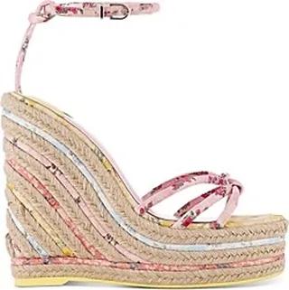 Sophia Webster x LoveShackFancy Women's Alina Ankle Strap Espadrille Wedge Sandals