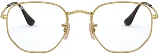 Unisex 56mm Hexagonal Optical Glasses