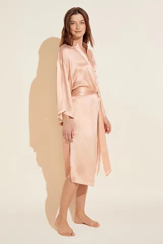 Inez Washable Silk Robe