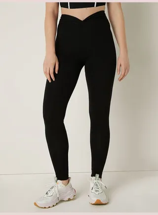 Cotton Twist Waist Leggings