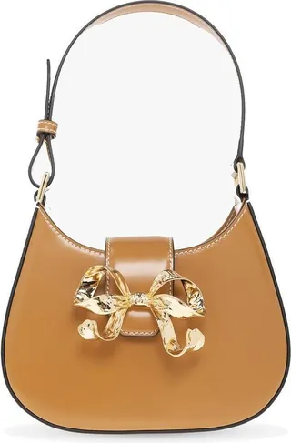 Self-Portrait Crescent Bow Mini Shoulder Bag
