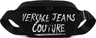 Versace Jeans Couture Black Zip Belt Bag