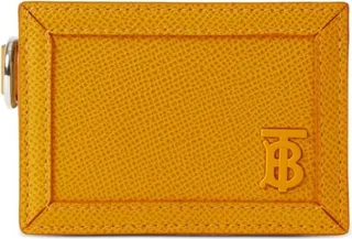 Grainy Leather TB Card Case Lanyard