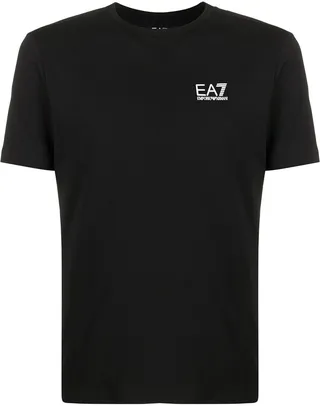 logo print crew neck T-shirt