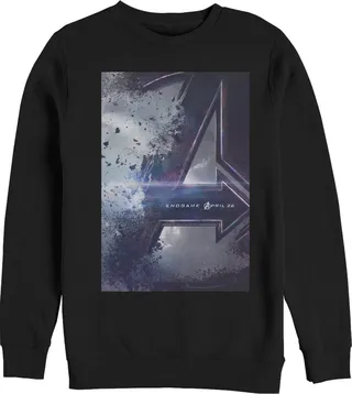 Men's Marvel Avengers: Endgame Movie Poster Sweatshirt - Black - Medium