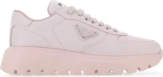 Prada Logo Plaque Platform Sneakers