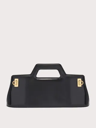 Ferragamo Women Wanda East-West top handle Black