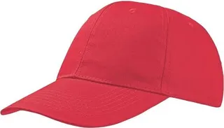 Atlantis Start 6 Panel Baseball Cap (Pack of 2) - Red
