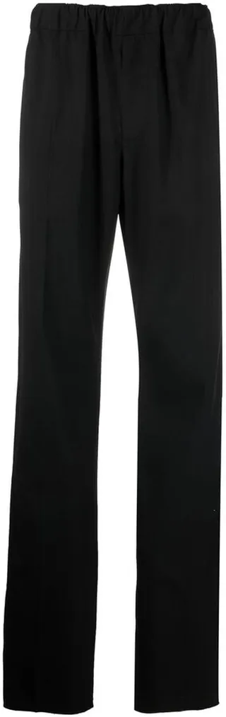 Straight-Leg Pull-On Trousers