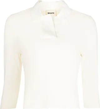 Three-Quarter Sleeves Polo Shirt