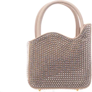 Ivy Micro Bag With All Over Rhinestones